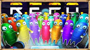 An image of a player with enhanced inventory management mod